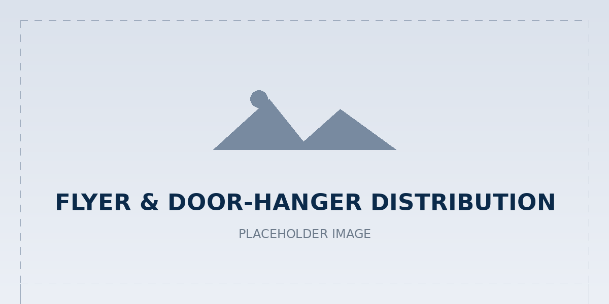 Flyer & Door-Hanger Distribution - placeholder image 1