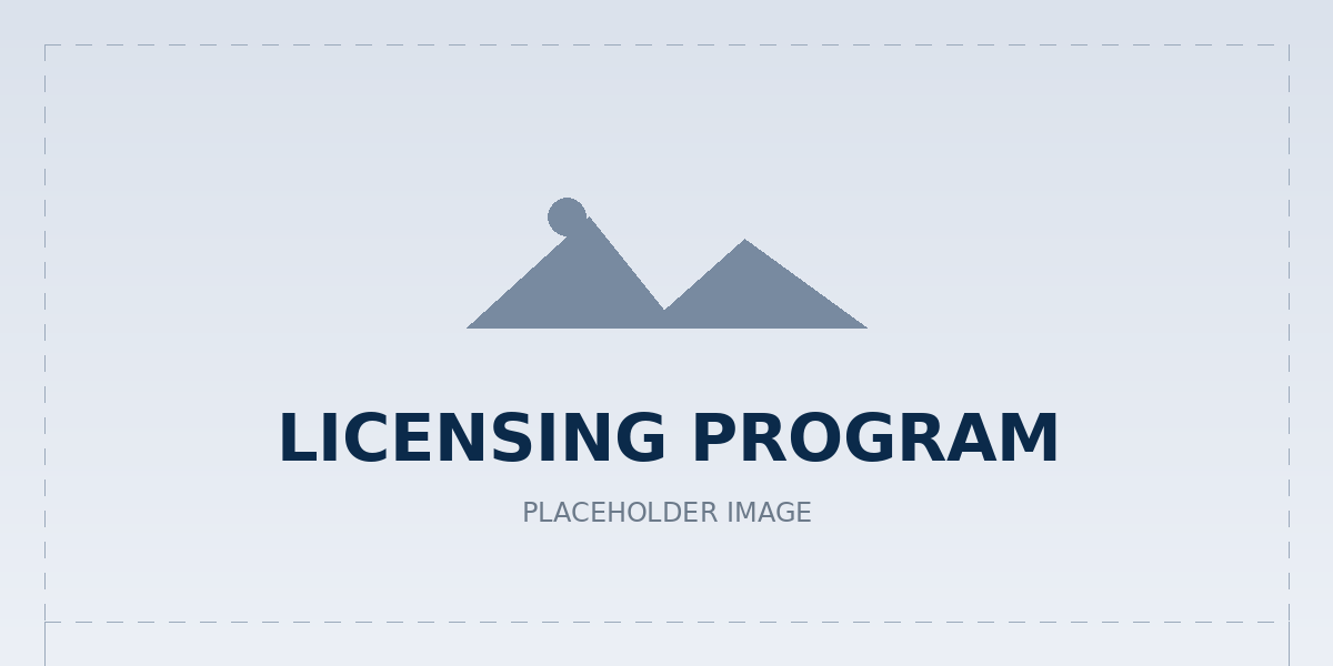 Licensing Program - placeholder image 1